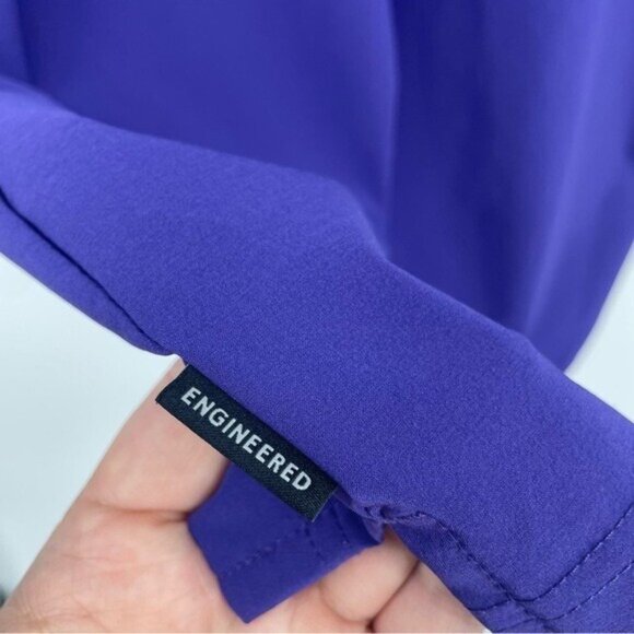 TCU HORNED FROGS NIKE DRY Polo Shirt Sz L Purple Dri-Fit On Field CQ5283 - Picture 7 of 11